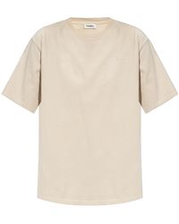 Nanushka - Logo Embroidered Crewneck T-Shirt - Lyst