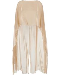 Antonelli - Assymetric-Hem Silk Scarf - Lyst