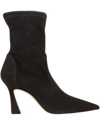 Stuart Weitzman - Pointed-Toe High-Heeled Boots - Lyst