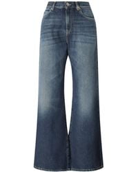 Pinko - Wide-Leg Soft Denim Jeans - Lyst