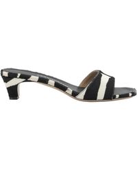 Ferragamo - Round-Toe High-Heeled Sandals - Lyst