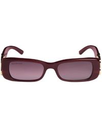 Balenciaga - Dynasty Rectangle Sunglasses - Lyst