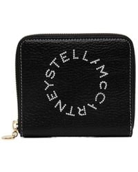 Stella McCartney - Logo Detailed Zip-Up Card Holder - Lyst
