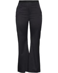 MM6 by Maison Margiela - Solid-Colored Stretch Fabric Trousers - Lyst