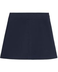 Celine - Trapeze Mini Skirt - Lyst