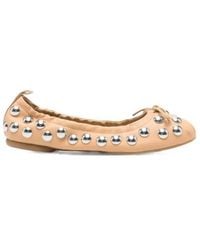 Hogan - Studded Ballet Flats - Lyst