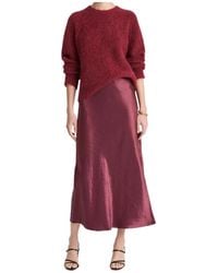 Vince - High-Waisted Midi Skirt - Lyst