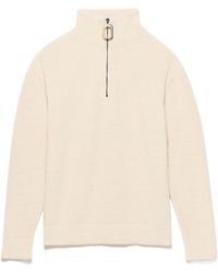 JW Anderson - Jw Anderson Long-Sleeved Half-Zip Jumper - Lyst