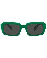 Prada - Eyewear Rectangular Frame Sunglasses - Lyst