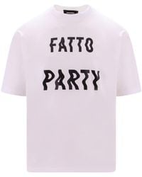 DSquared² - Slogan Printed Crewneck T-Shirt - Lyst
