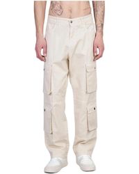 Barrow - Mid-Rise Straight-Leg Cargo Trousers - Lyst