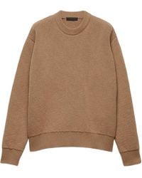 Prada - Crewneck Knitted Jumper - Lyst