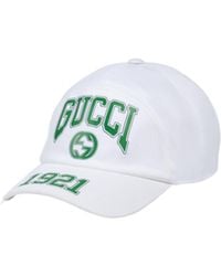 Gucci - Logo Patch College Baseball Cap - Lyst
