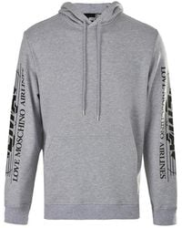 Moschino - Logo Details Long-Sleeved Sweater - Lyst
