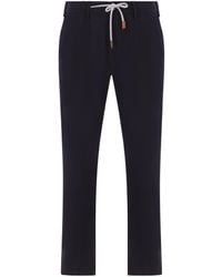 Eleventy - Drawstring Pleated Pants - Lyst