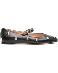 Bally - Studded Ballet Flats - Lyst