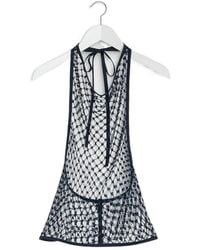 Lemaire - Fishnet Halter Top - Lyst