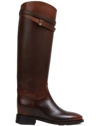 Santoni - Round Toe Hermione Boots - Lyst