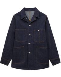 KENZO - Varsity' Embroidered Chore Jacket - Lyst