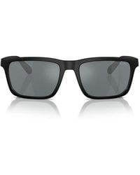 Emporio Armani - Rectangular Frame Sunglasses - Lyst