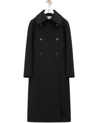 Loewe - Double-Breasted Coat - Lyst