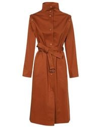 Yves Salomon - Belted Trench Coat - Lyst