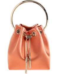 Jimmy Choo - Bon Bon Ring-Handle Bucket Bag - Lyst