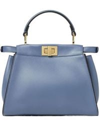 Fendi - Turn-Lock Top Handle Shoulder Bag - Lyst