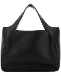 Stella McCartney - Stella Logo Detailed Top Handle Bag - Lyst