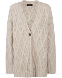 Fabiana Filippi - V-Neck Long-Sleeved Sweater - Lyst