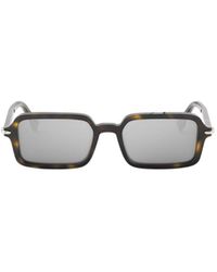 Fendi - Rectangle-Frame Sunglasses - Lyst