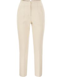 Peserico - Slim-Fit Stretch Trousers - Lyst