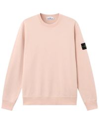 Stone Island - Regular -Fit Crewneck Sweatshirt With Raglan Sleeves - Lyst