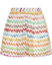 Missoni - Zigzag Elasticated Shorts - Lyst