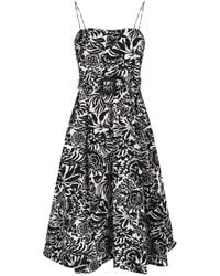 Polo Ralph Lauren - Floral Printed Midi Slip Dress - Lyst