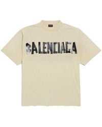 Balenciaga - Tape Type Medium-Fit T-Shirt - Lyst