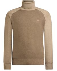 Etro - Wool Turtleneck With Pegaso Logo - Lyst