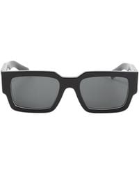 Prada - Eyewear Rectangle Frame Sunglasses - Lyst