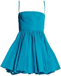 Alaïa - Peplum Shiny Nylon Dress - Lyst