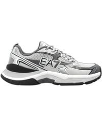 EA7 - Round-Toe Sneakers - Lyst