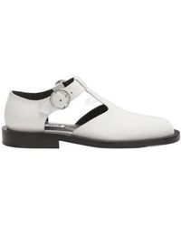 Jil Sander - Buckled T-Bar Pumps - Lyst