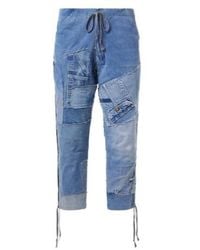 Greg Lauren - Patchwork Straight Jeans - Lyst