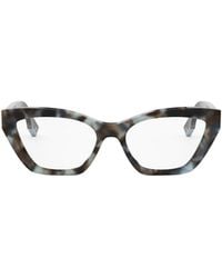 Fendi - Eyewear Cat-Eye Frame Glasses - Lyst