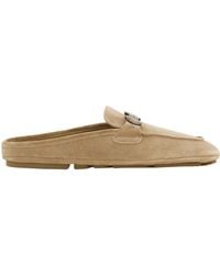 Ferragamo - Loafer Mule With Gancini Ornament - Lyst