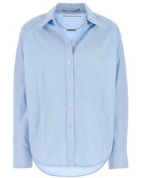 Alexander Wang - Long-Sleeved Oversized Shirt - Lyst
