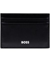 BOSS - Boss Logo Lettering Card Holder - Lyst