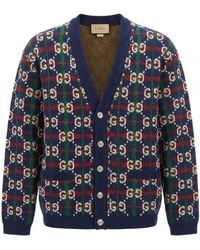 Gucci - Gg Supreme Buttoned Cardigan - Lyst