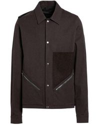 Rick Owens - Tour Snap Front Straight Hem Jacket - Lyst