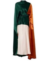 ROKSANDA - Neolitsea Caped Silk Satin Gown - Lyst