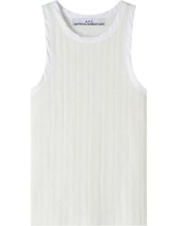 A.P.C. - Lemaitre Ribbed-Jersey Tank Top - Lyst